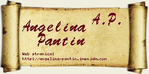 Angelina Pantin vizit kartica